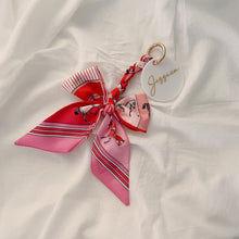 Load image into Gallery viewer, Personalised Silk Keychain w/ Acrylic Tag - Teacher Gifts